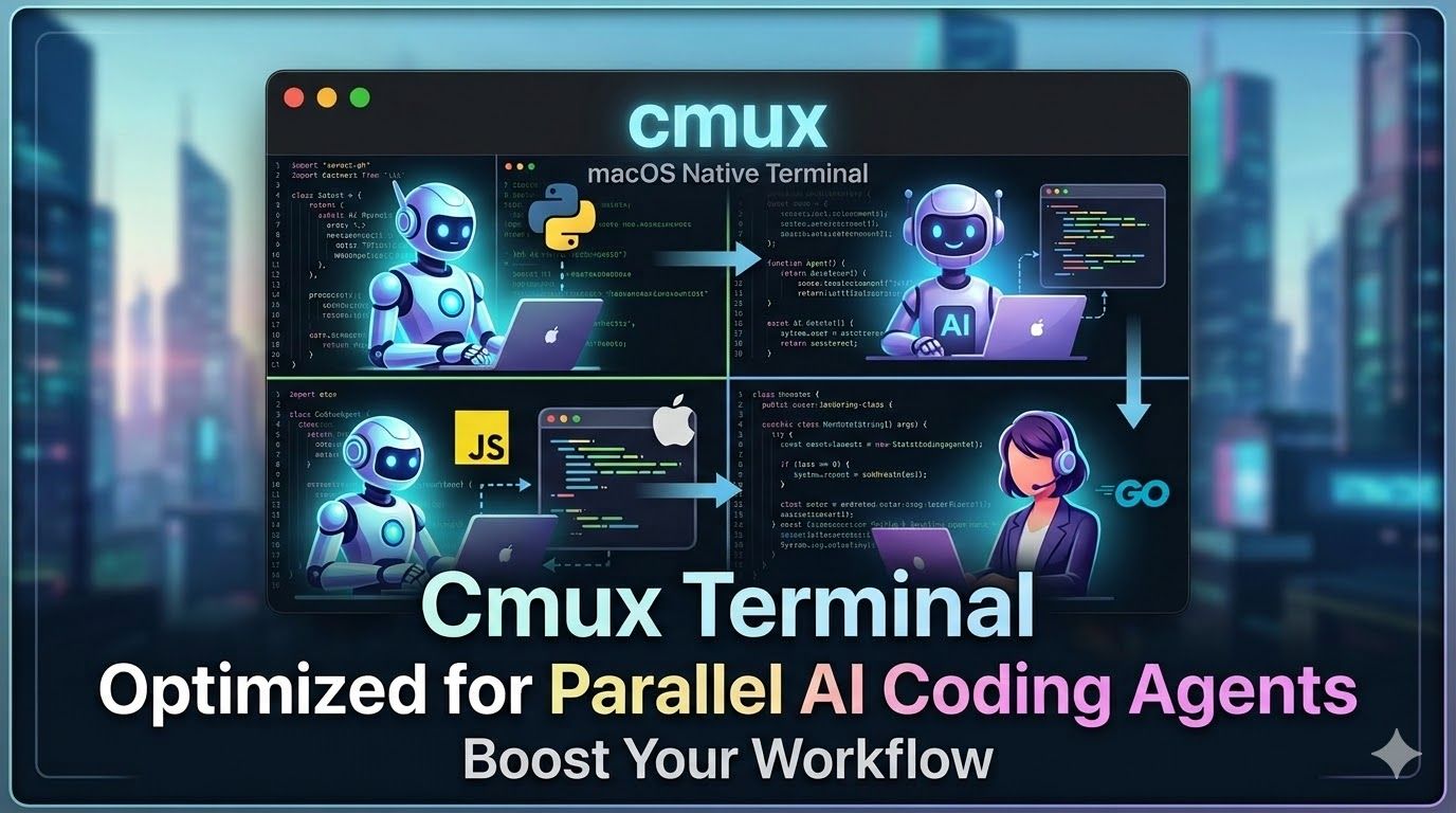 pxd XE Blog | cmux — AI 코딩 에이전트를 병렬로 관리하는 macOS 터미널